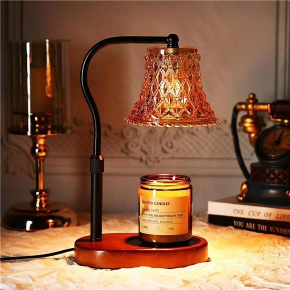 Candle Warmer Lamp with Candle Melter Electric Candle Lamp Warmer with Timer